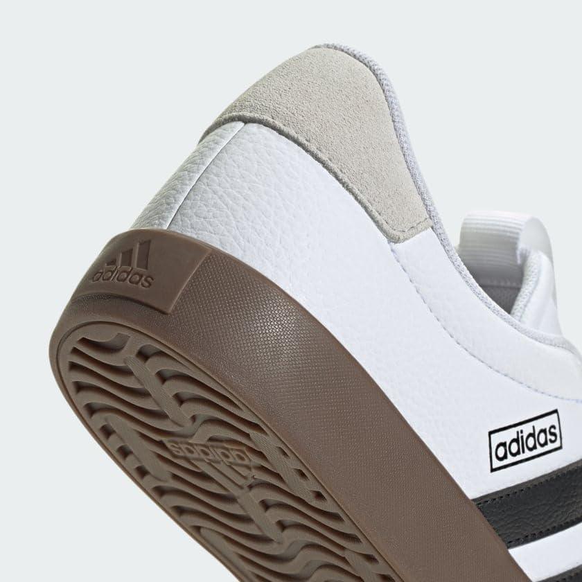 image:imageadidas Mens VL Court 30 SneakersWhiteBlackGrey