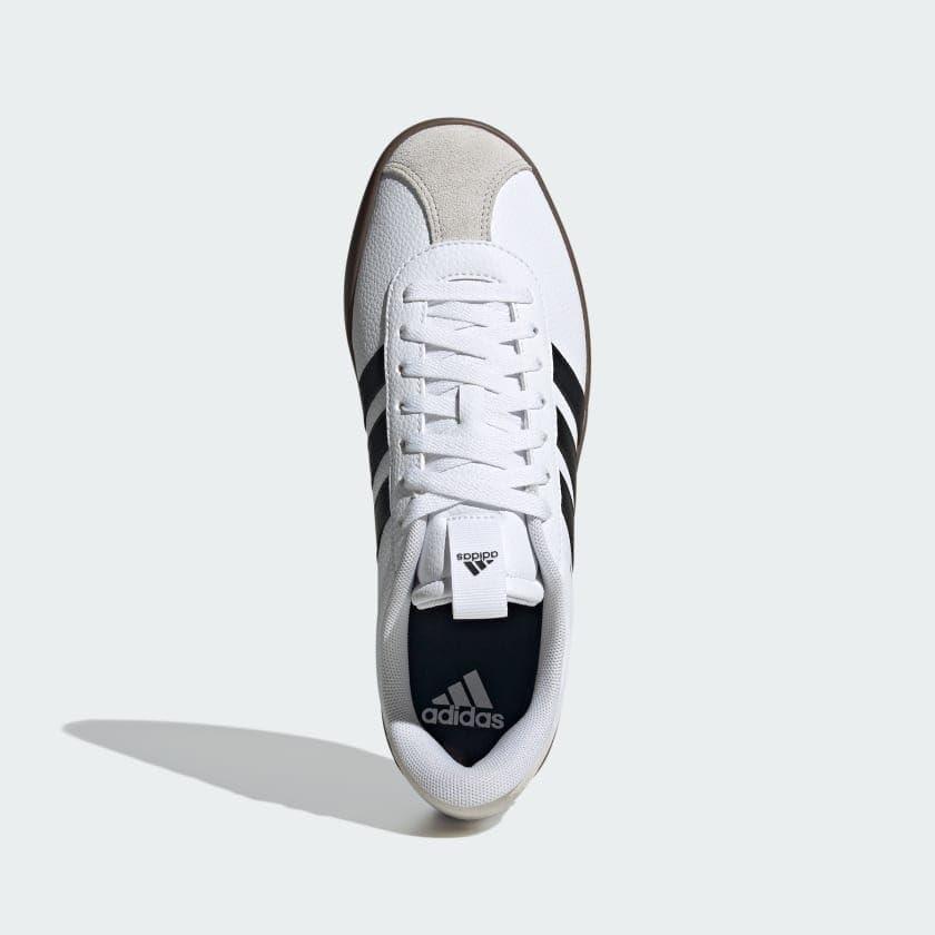 image:imageadidas Mens VL Court 30 SneakersWhiteBlackGrey