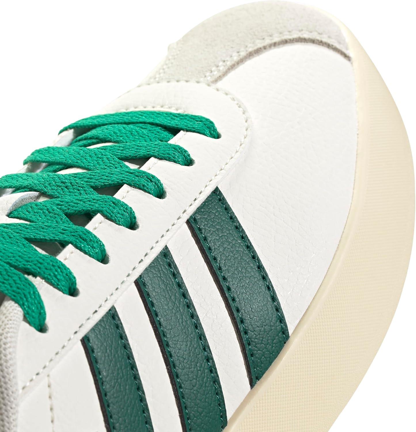 image:imageadidas Mens VL Court 30 SneakersWhiteCollegiate GreenCourt Green