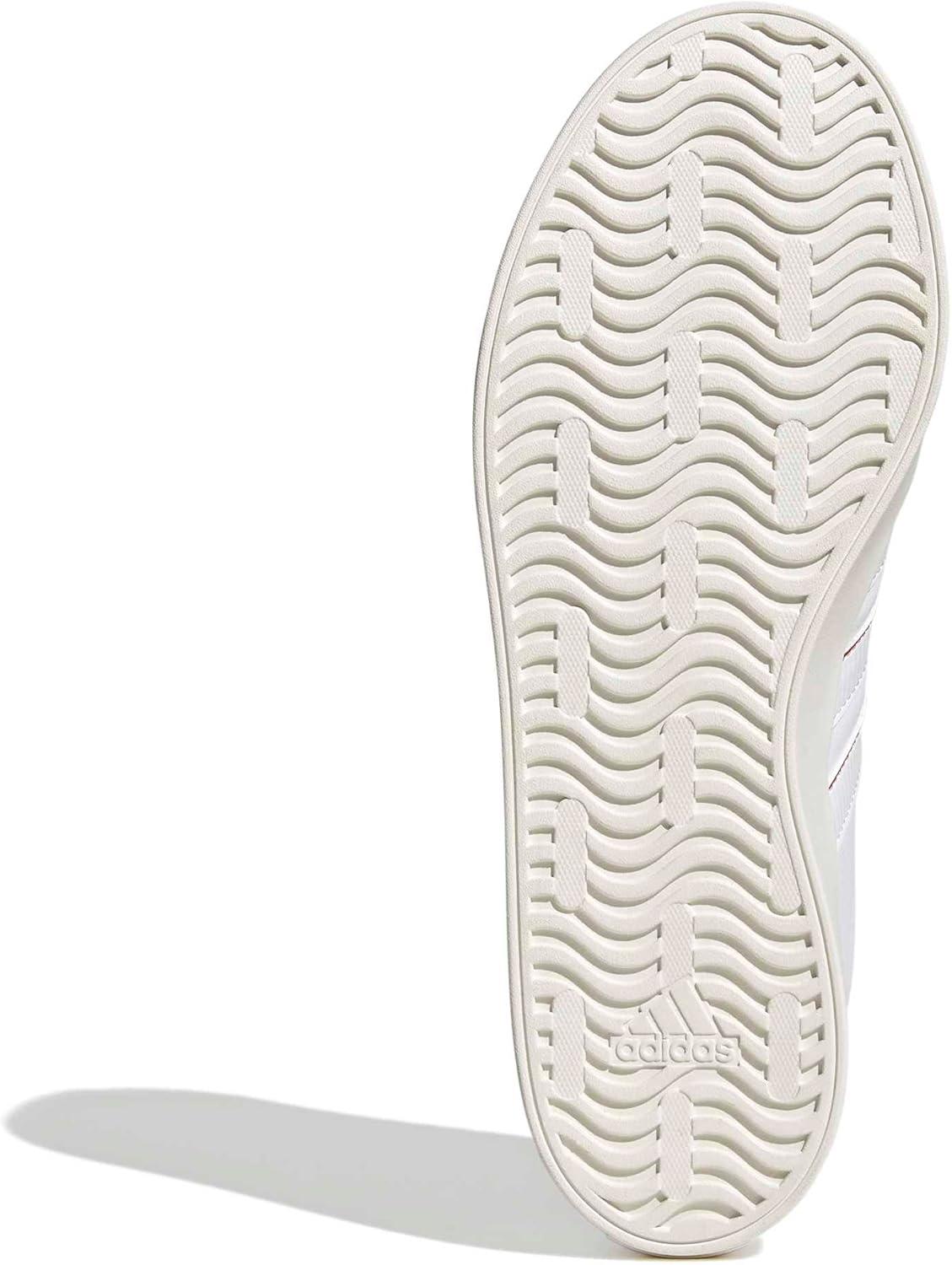image:imageadidas Mens VL Court 30 SneakersWhiteCollegiate Red