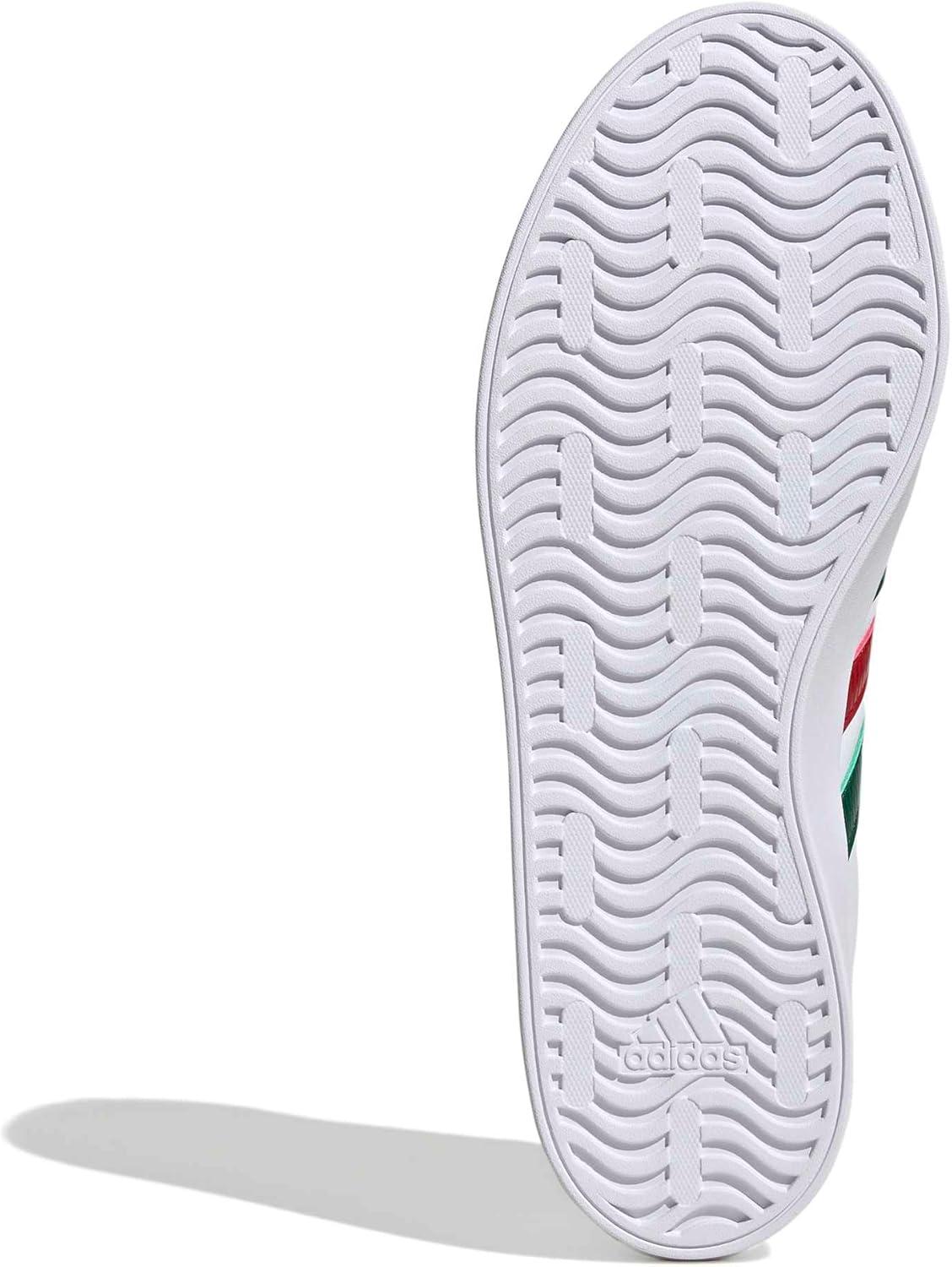image:imageadidas Mens VL Court 30 SneakersWhiteDark GreenPower Red