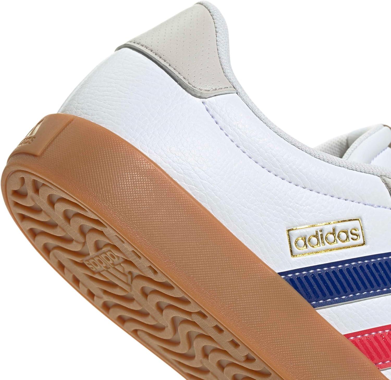 image:imageadidas Mens VL Court 30 SneakersWhitePure RubyMystery Ink