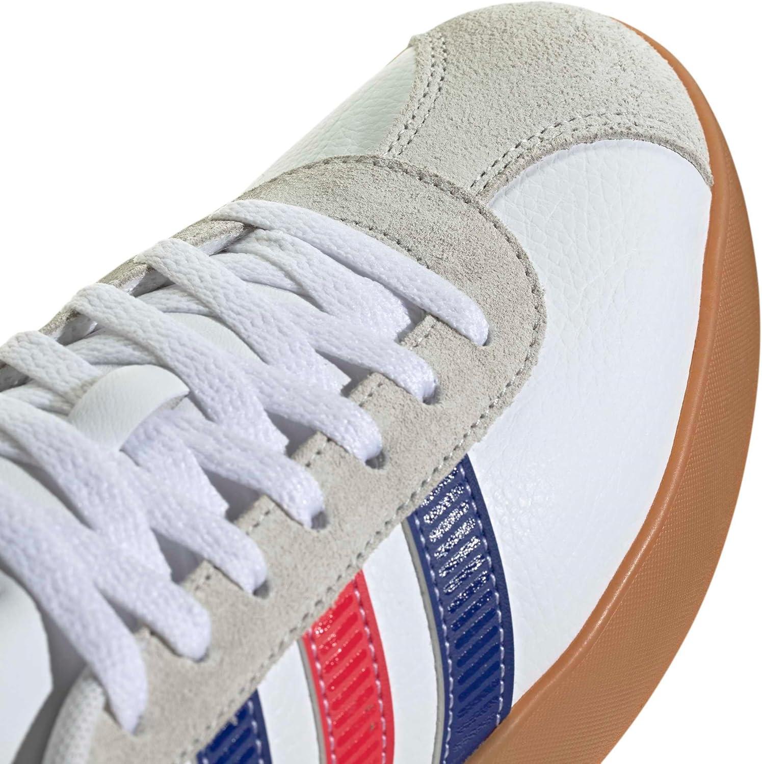 image:imageadidas Mens VL Court 30 SneakersWhitePure RubyMystery Ink