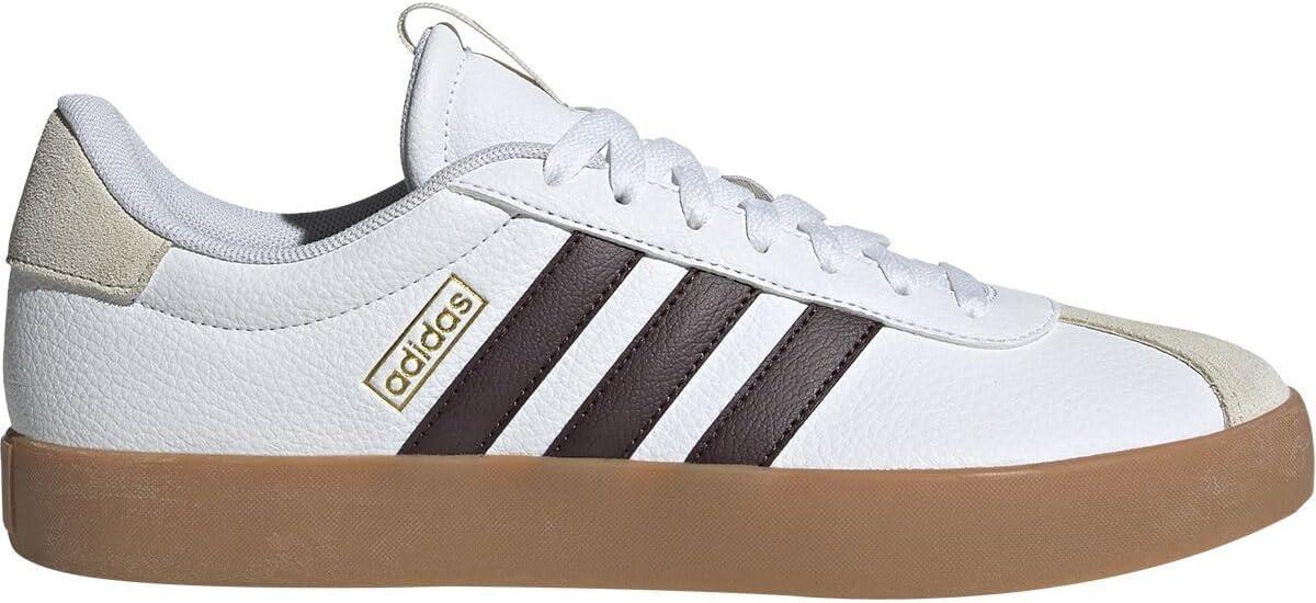 image:imageadidas Mens VL Court 30 SneakersWhiteShadow BrownAlumina