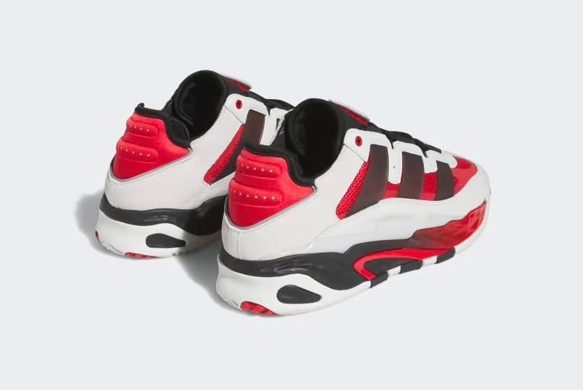 image:imageadidas Originals Mens NITEBALL Shoes Crystal WhiteCore BlackBetter Scarlet US 4 M
