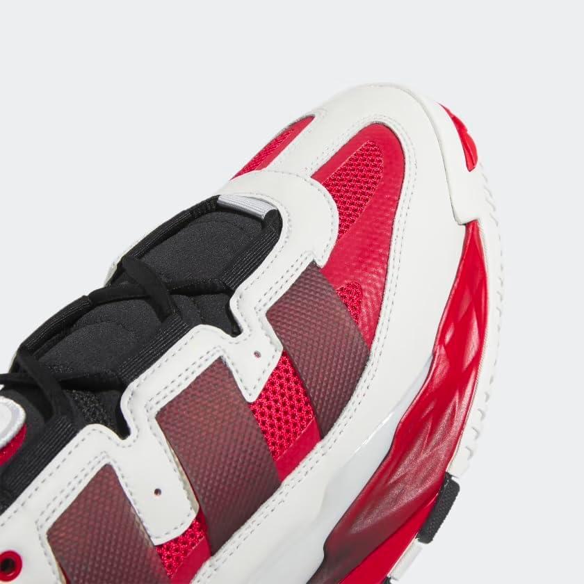 image:imageadidas Originals Mens NITEBALL Shoes Crystal WhiteCore BlackBetter Scarlet US 4 M