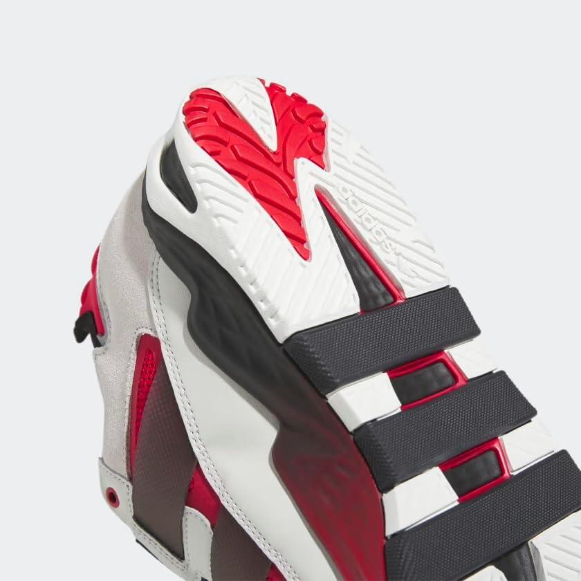 image:imageadidas Originals Mens NITEBALL Shoes Crystal WhiteCore BlackBetter Scarlet US 4 M