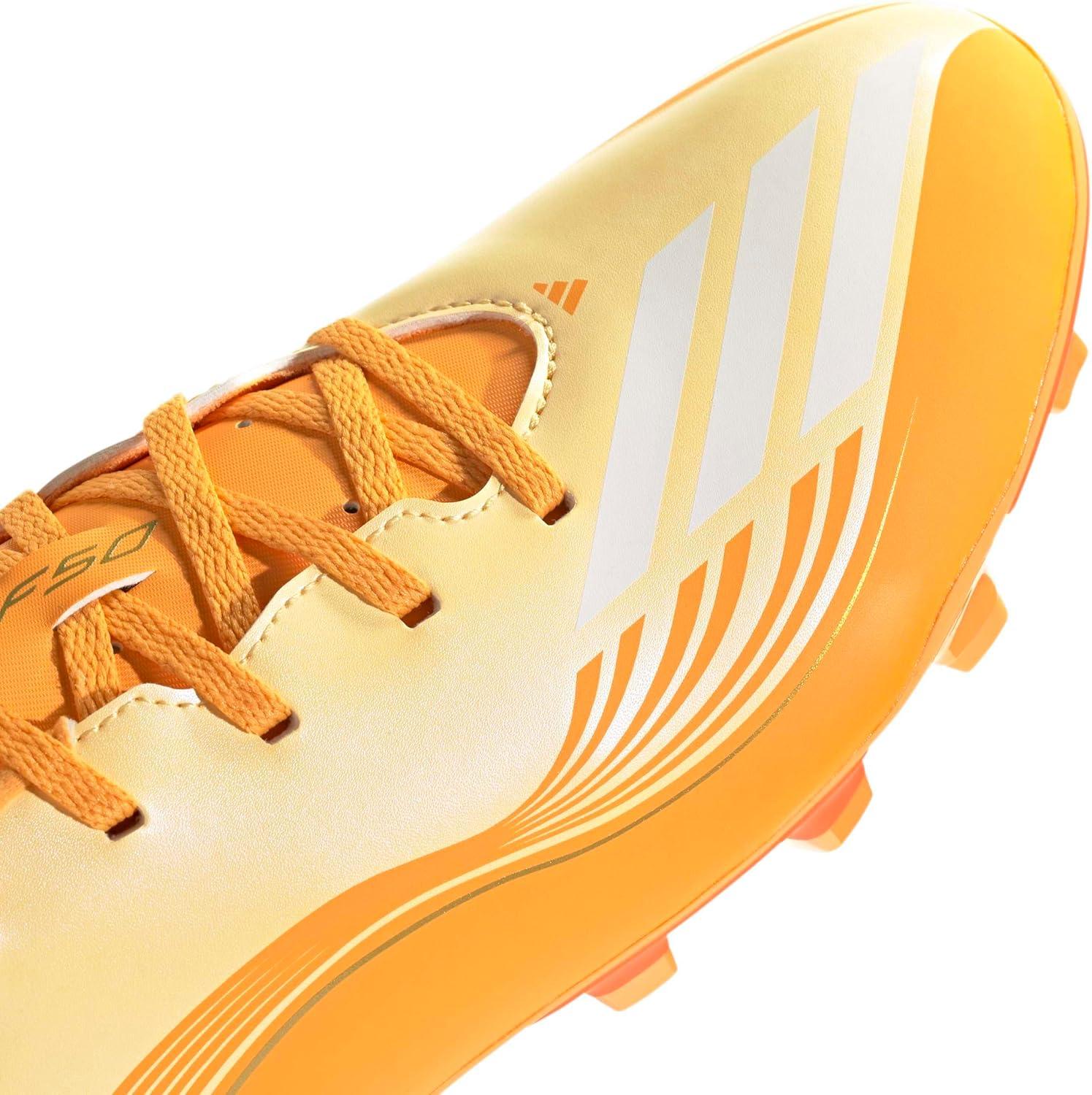 image:imageadidas Unisex Adult F50 Messi Club Firm Ground Multi Ground ShoesIce TangerineGold MetallicPure Tangerine