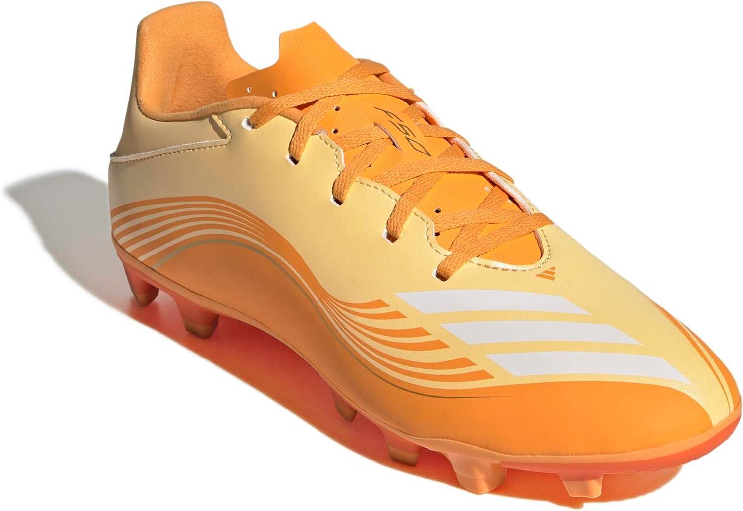 image:imageadidas Unisex Adult F50 Messi Club Firm Ground Multi Ground ShoesIce TangerineGold MetallicPure Tangerine