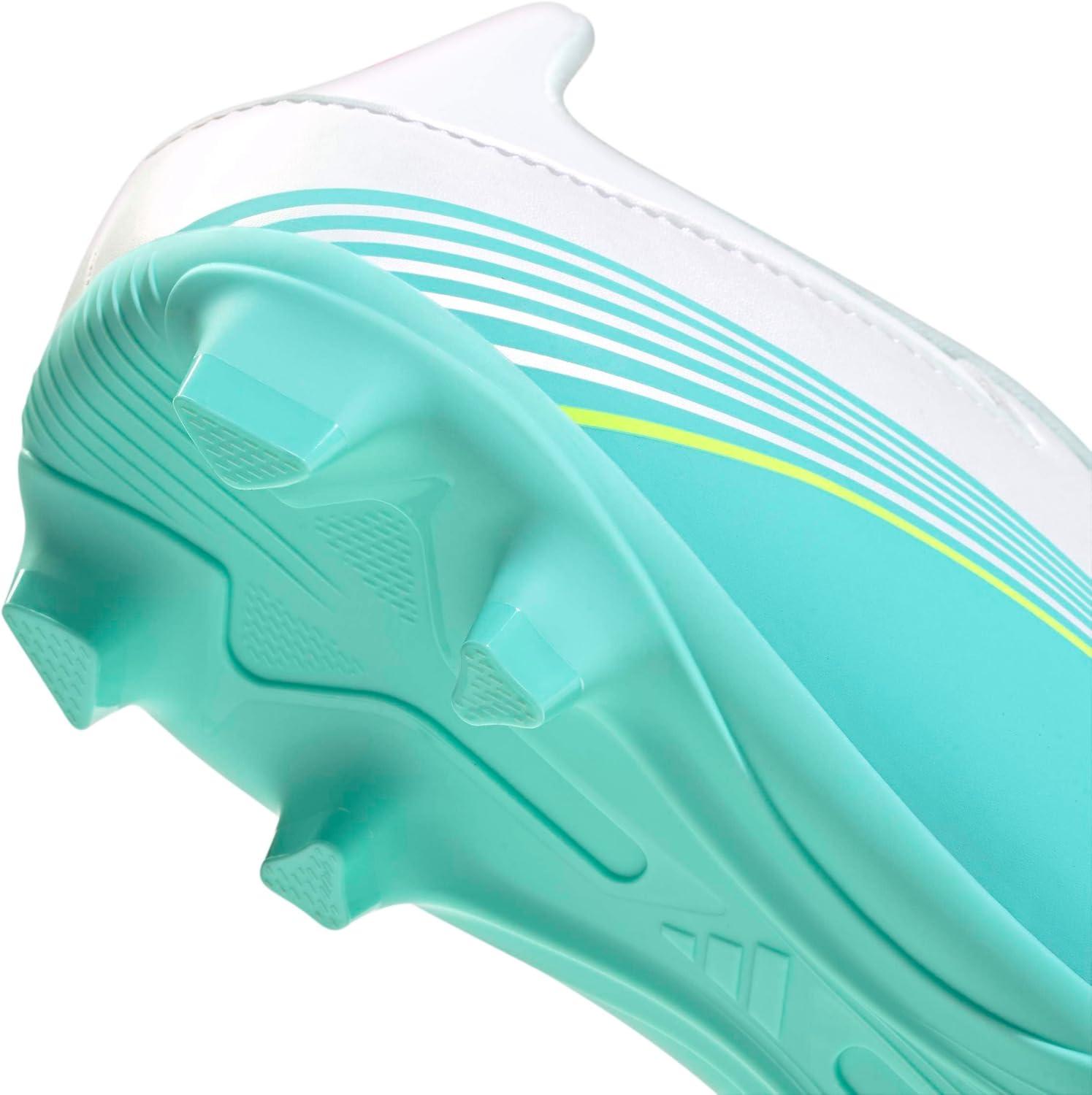 image:imageadidas Unisex Adult F50 Messi Club Firm Ground Multi Ground ShoesWhiteLucid PinkFlash Aqua