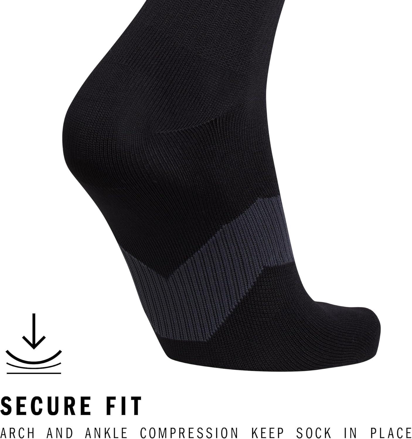 image:imageadidas Unisex Metro Soccer Socks or Calf Sleeves 1 Pair OvertheCalfBlackNight GreyWhiteSock