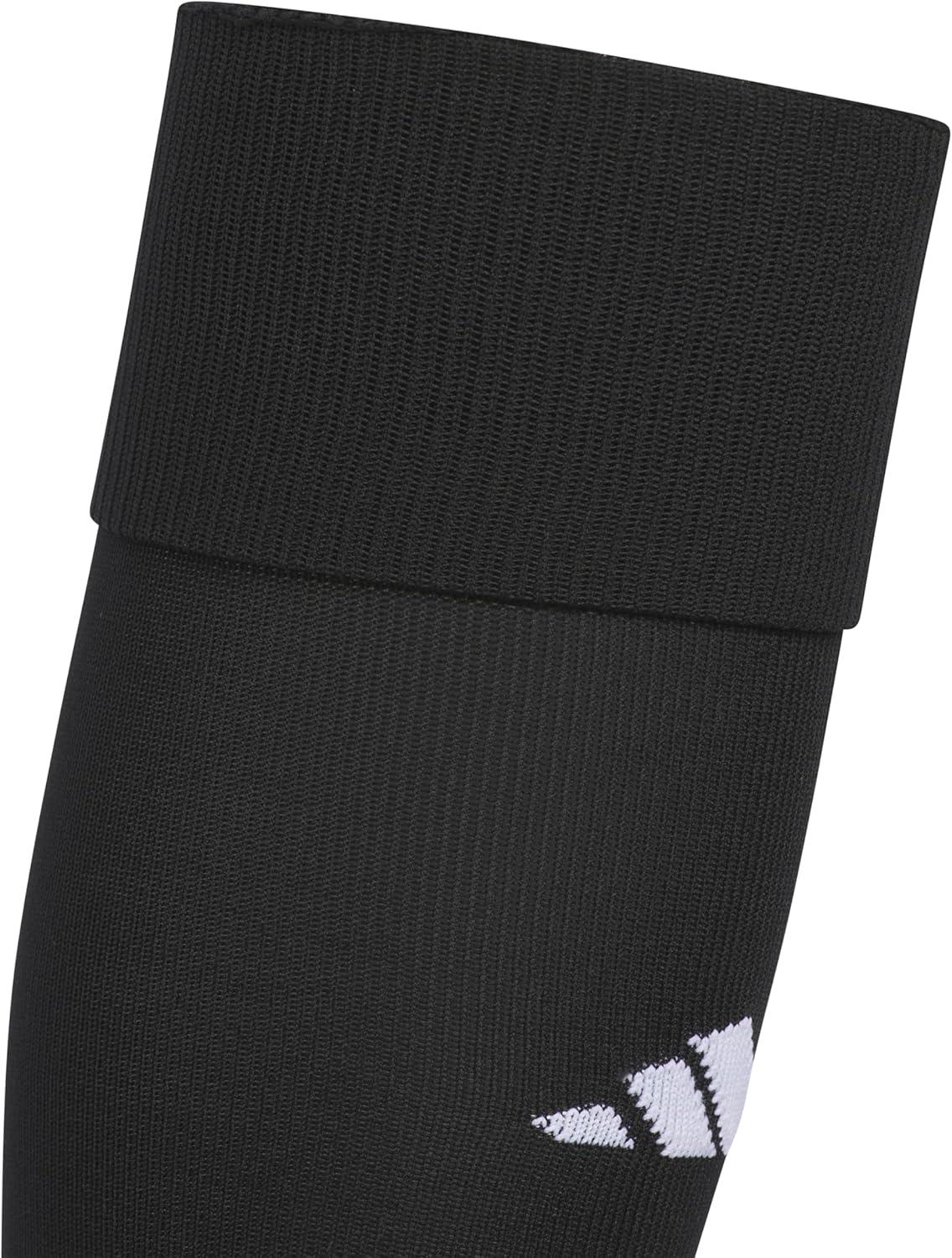 image:imageadidas Unisex Metro Soccer Socks or Calf Sleeves 1 Pair OvertheCalfBlackWhiteCalf Sleeve