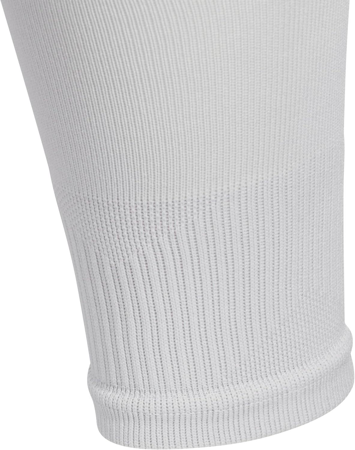 image:imageadidas Unisex Metro Soccer Socks or Calf Sleeves 1 Pair OvertheCalfTeam Light GreyWhiteCalf Sleeve