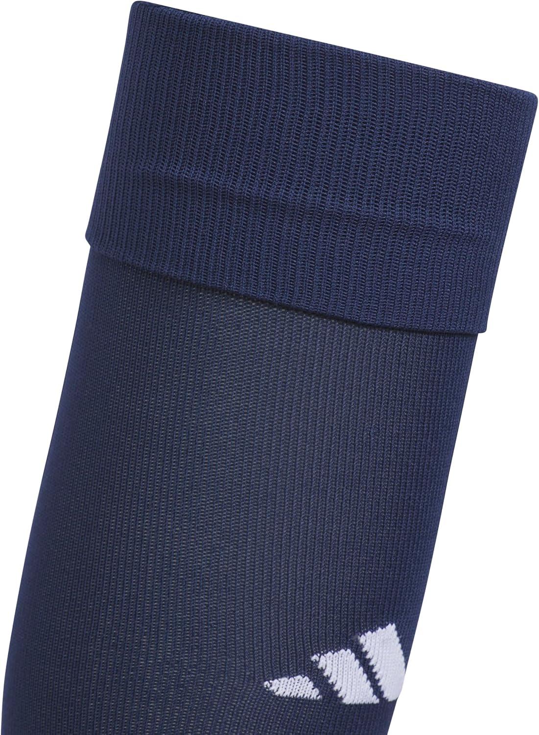 image:imageadidas Unisex Metro Soccer Socks or Calf Sleeves 1 Pair OvertheCalfTeam Navy BlueCalf Sleeve