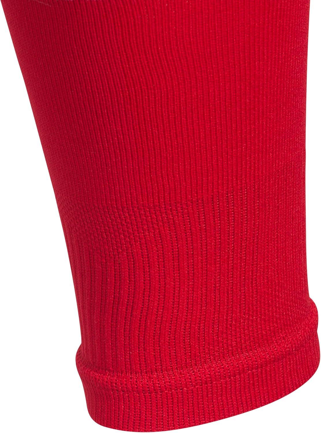 image:imageadidas Unisex Metro Soccer Socks or Calf Sleeves 1 Pair OvertheCalfTeam Power RedWhiteCalf Sleeve