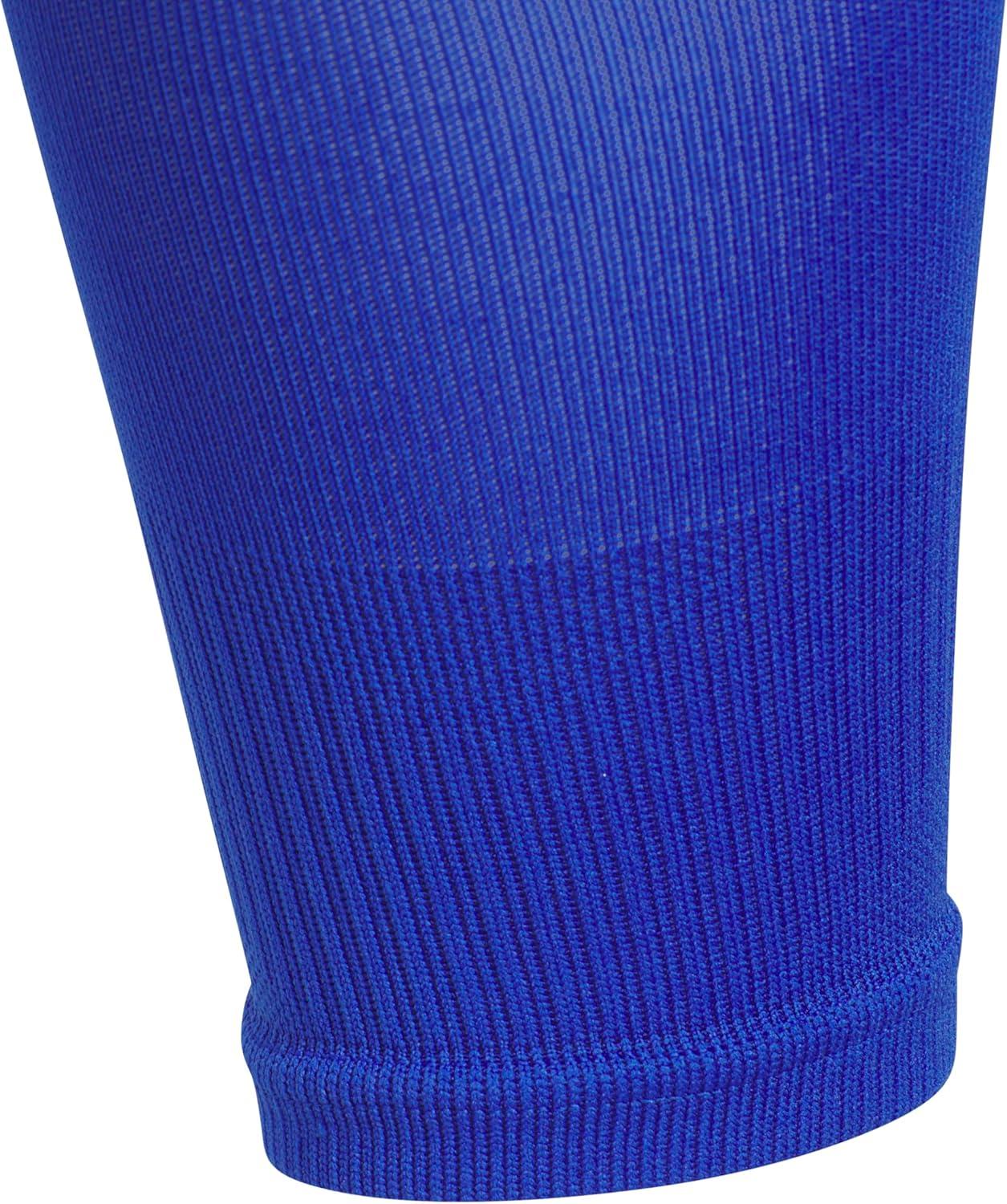 image:imageadidas Unisex Metro Soccer Socks or Calf Sleeves 1 Pair OvertheCalfTeam Royal BlueWhiteCalf Sleeve