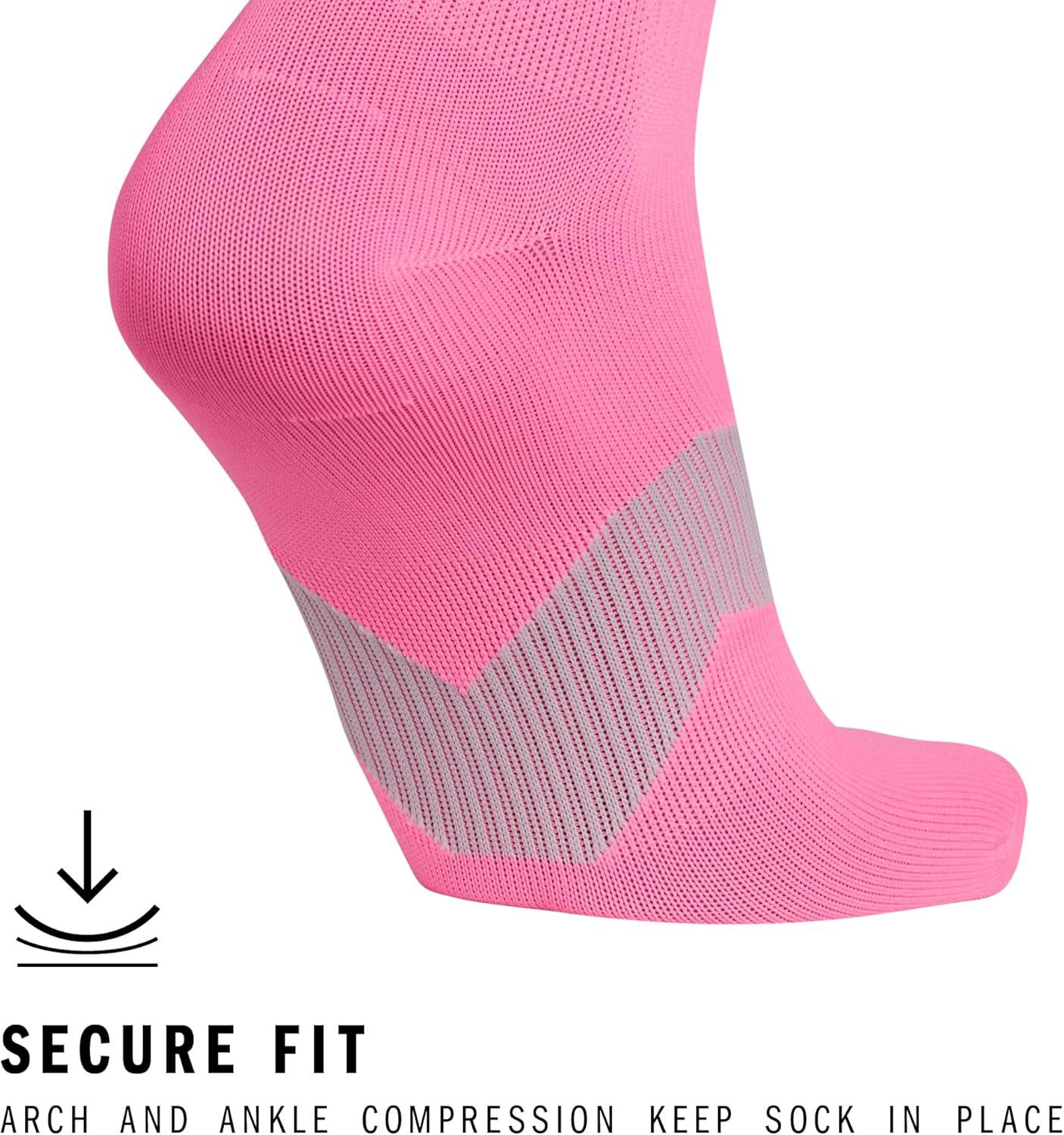 image:imageadidas Unisex Metro Soccer Socks or Calf Sleeves 1 Pair OvertheCalfUltra PopClear GreyBlackSock