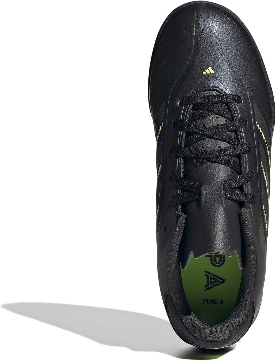 image:imageadidas UnisexChild Copa Pure 3 Club IndoorBlackSolid GreyLucid Lemon