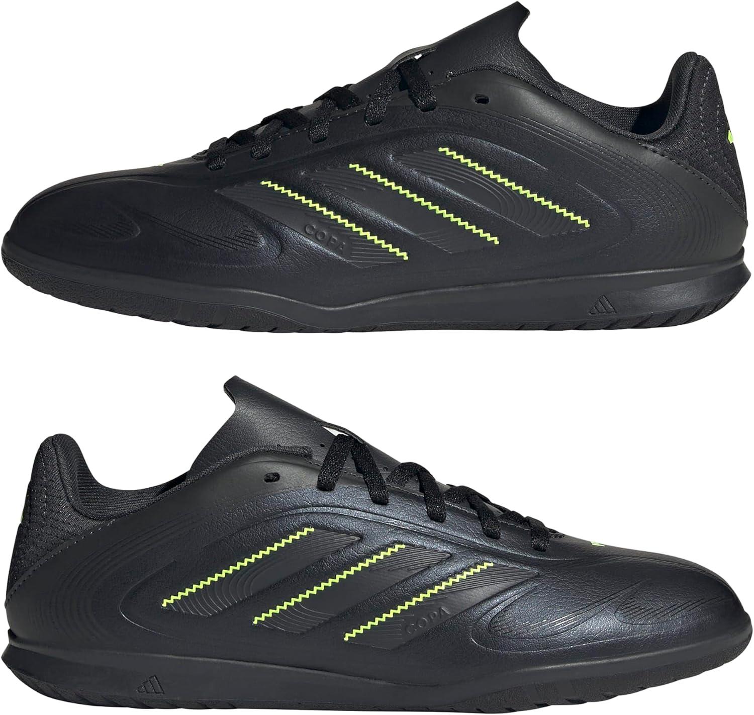 image:imageadidas UnisexChild Copa Pure 3 Club IndoorBlackSolid GreyLucid Lemon