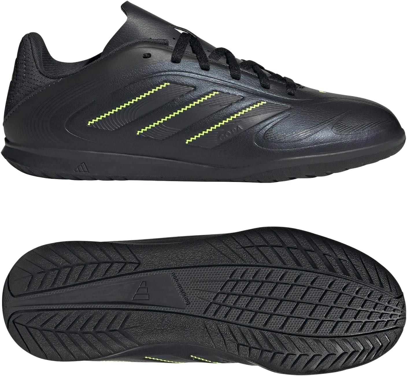 image:imageadidas UnisexChild Copa Pure 3 Club IndoorBlackSolid GreyLucid Lemon
