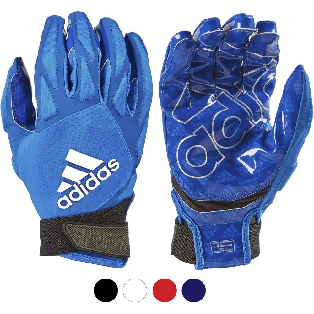 image:imageAdidas Freak 40 Padded Receiver Adult Football Gloves Premium Football Gear amp Equipment Multiple Colors and SizesRoyal