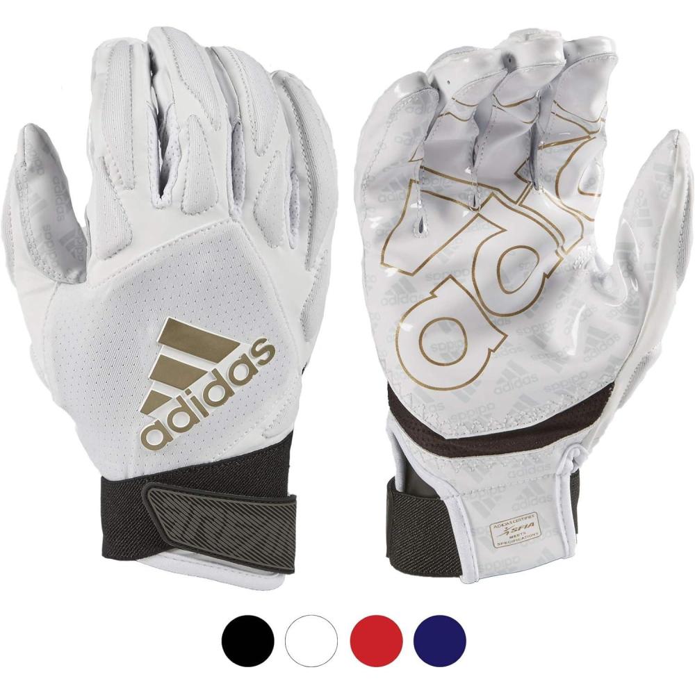 image:imageAdidas Freak 40 Padded Receiver Adult Football Gloves Premium Football Gear amp Equipment Multiple Colors and SizesWhite