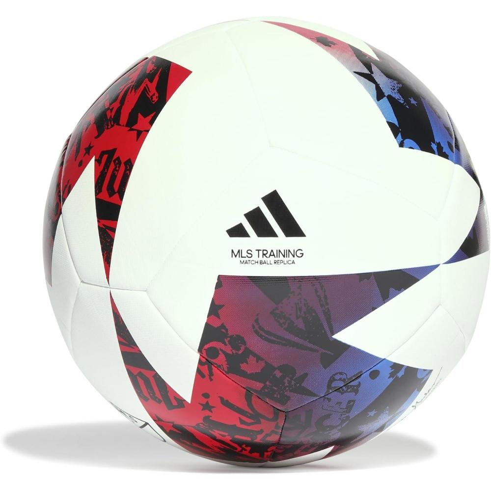 image:imageAdidas MLS Training Soccer BallWHITE BLUE RED