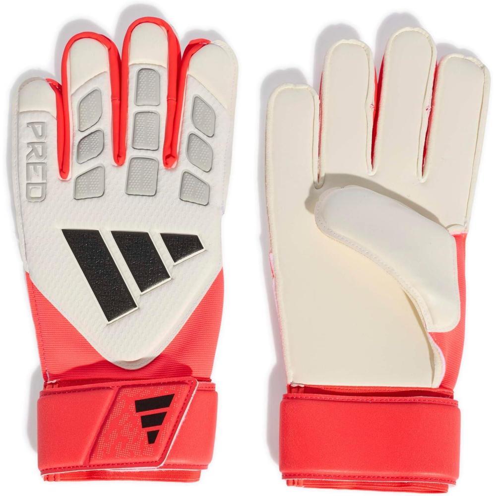 image:imageAdidas Predator Match Goalie GlovesWhiteLucid RedBlack