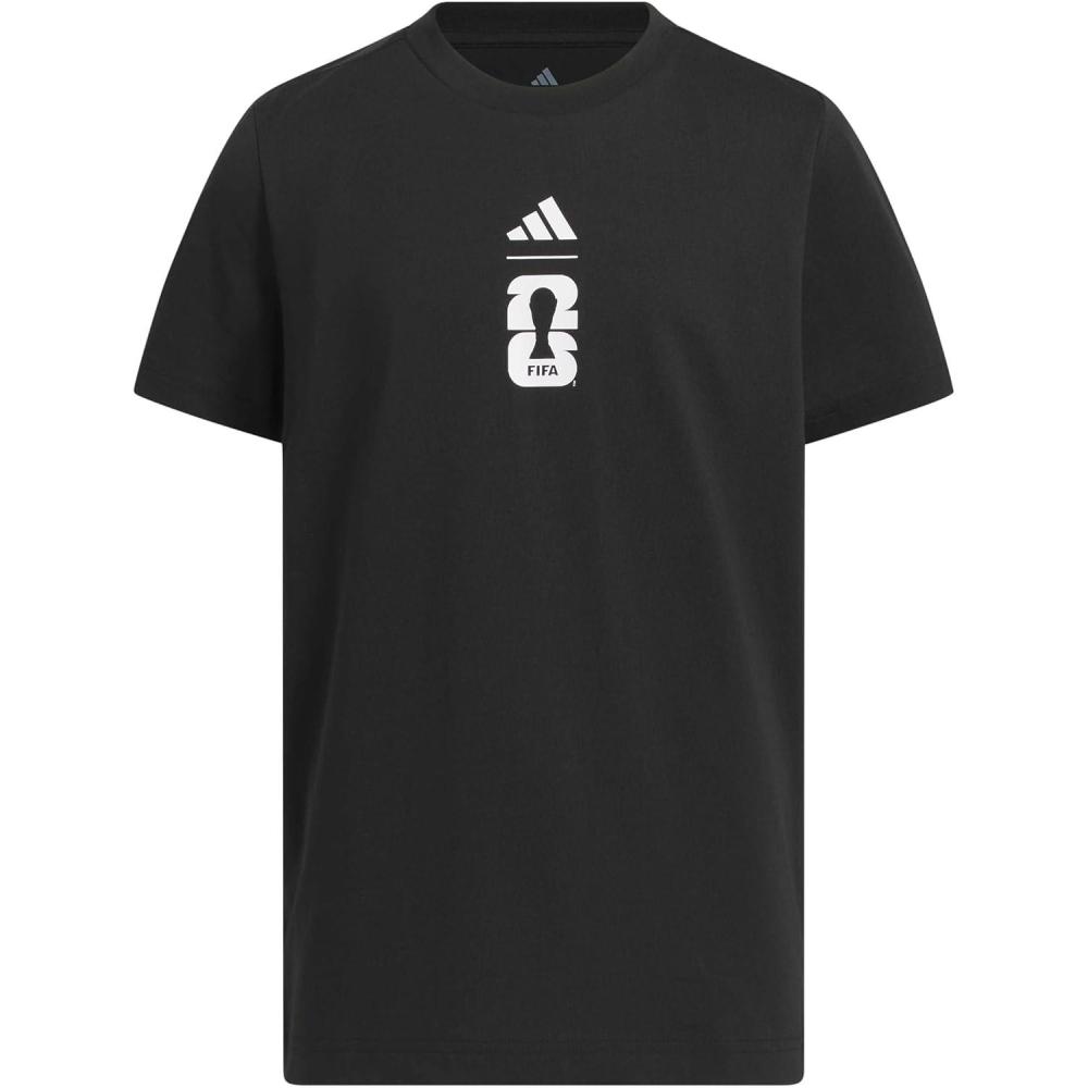 image:imageadidas Boys FIFA World Cup 26 Match Ball Graphic TShirtBlack