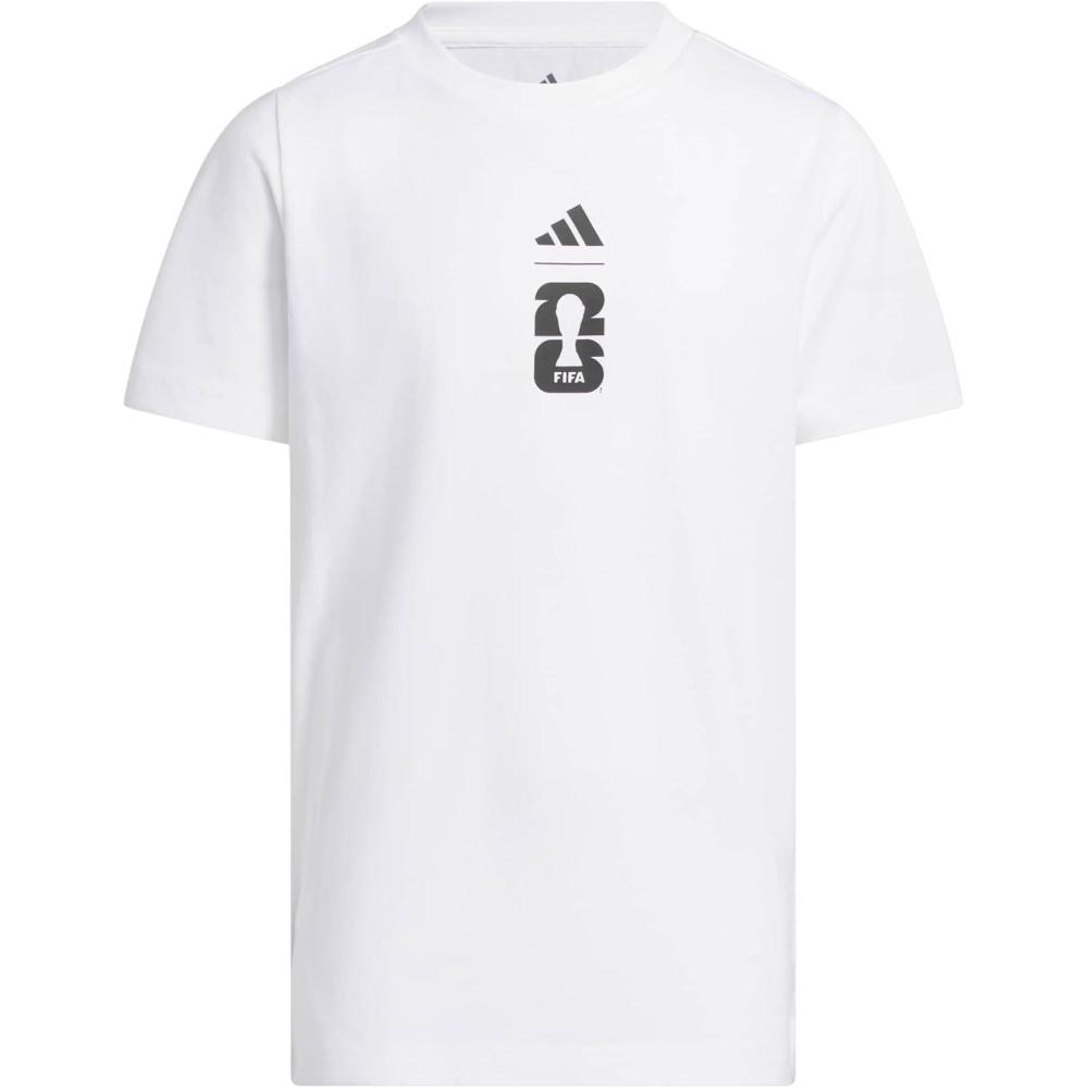 image:imageadidas Boys FIFA World Cup 26 Match Ball Graphic TShirtWhite