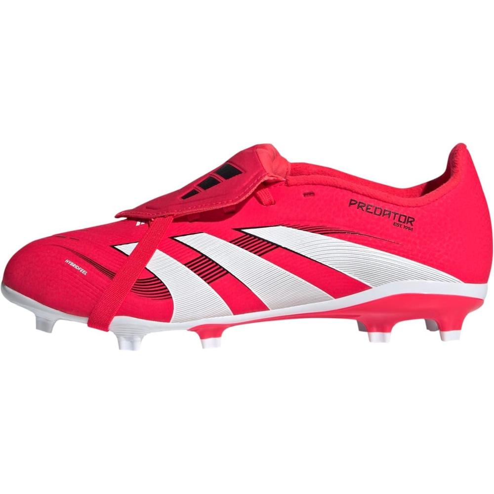 image:imageadidas Kids League Predator FoldOver Tongue Firm GroundLucid RedWhiteBlack