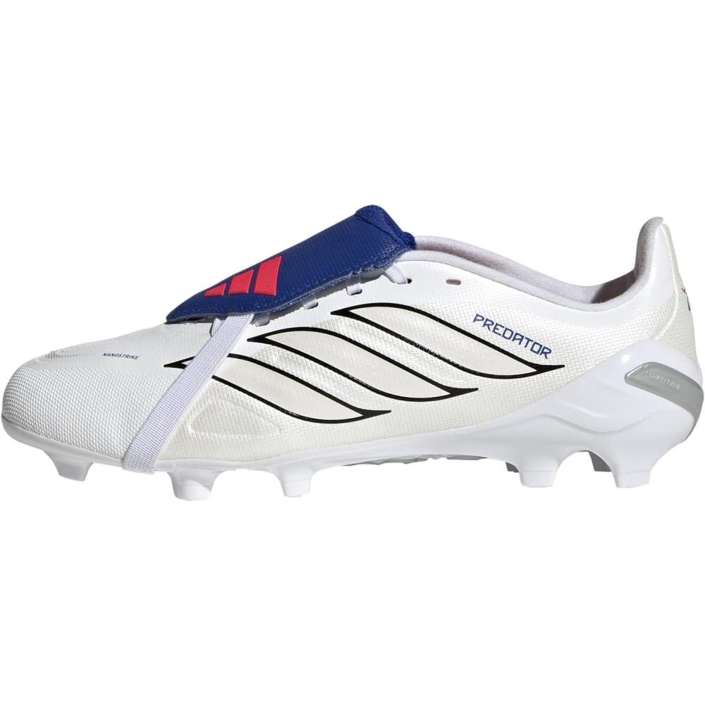 image:imageadidas Kids League Predator FoldOver Tongue Firm GroundWhiteZero MetallicTeam Royal Blue