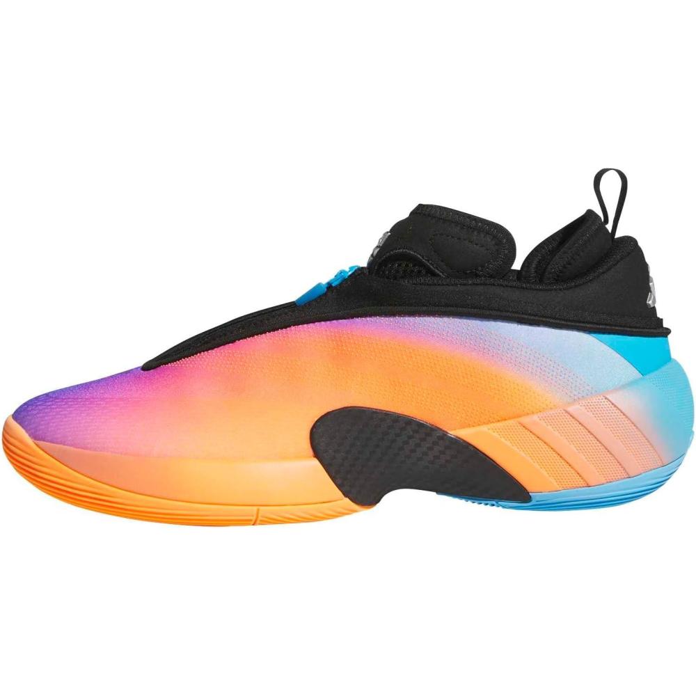 image:imageadidas Mens DON Issue 7 Basketball Sneakers Shoes Black PinkBlackLucid OrangeSilver Metallic