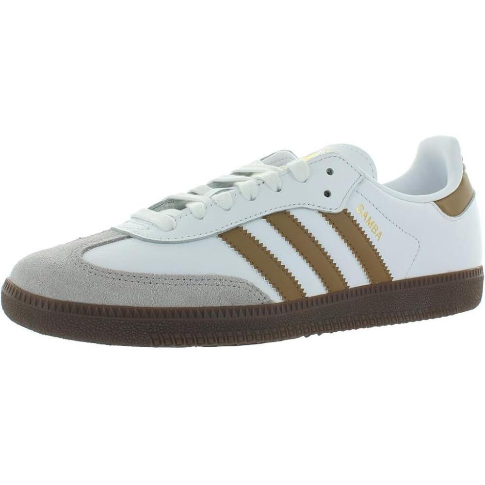 image:imageadidas Mens Samba ShoesWhiteLight BrownTeam Core White
