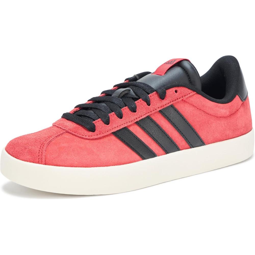 image:imageadidas Mens VL Court 30 SneakersBetter ScarletBlackOff White