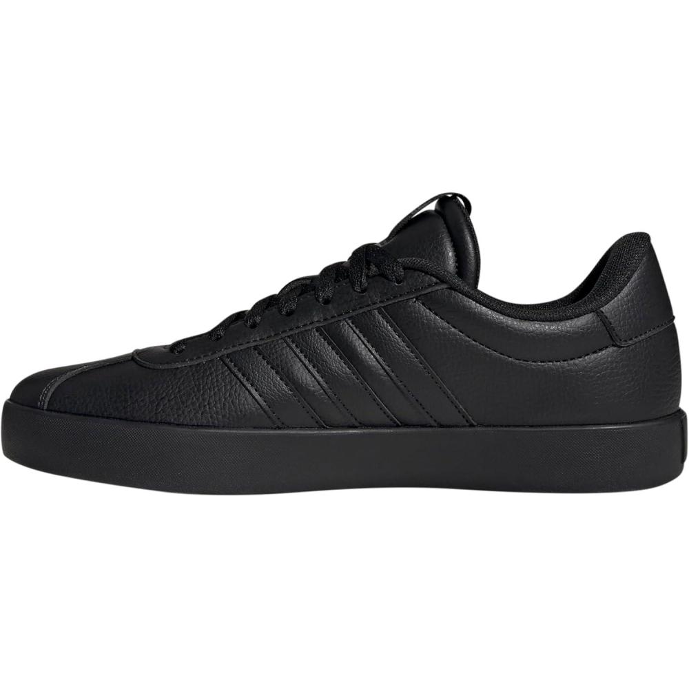 image:imageadidas Mens VL Court 30 SneakersBlackBlackGold Metallic