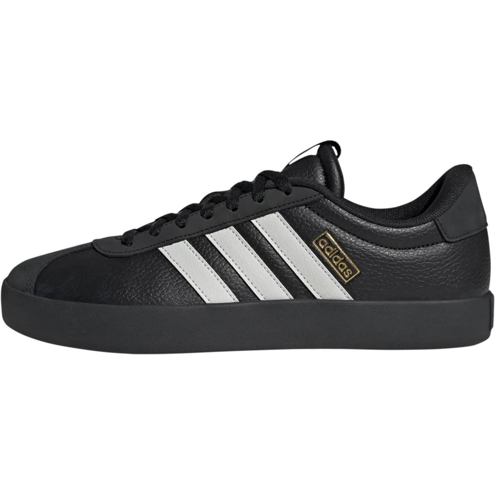 image:imageadidas Mens VL Court 30 SneakersBlackOrbit GreyGold Metallic
