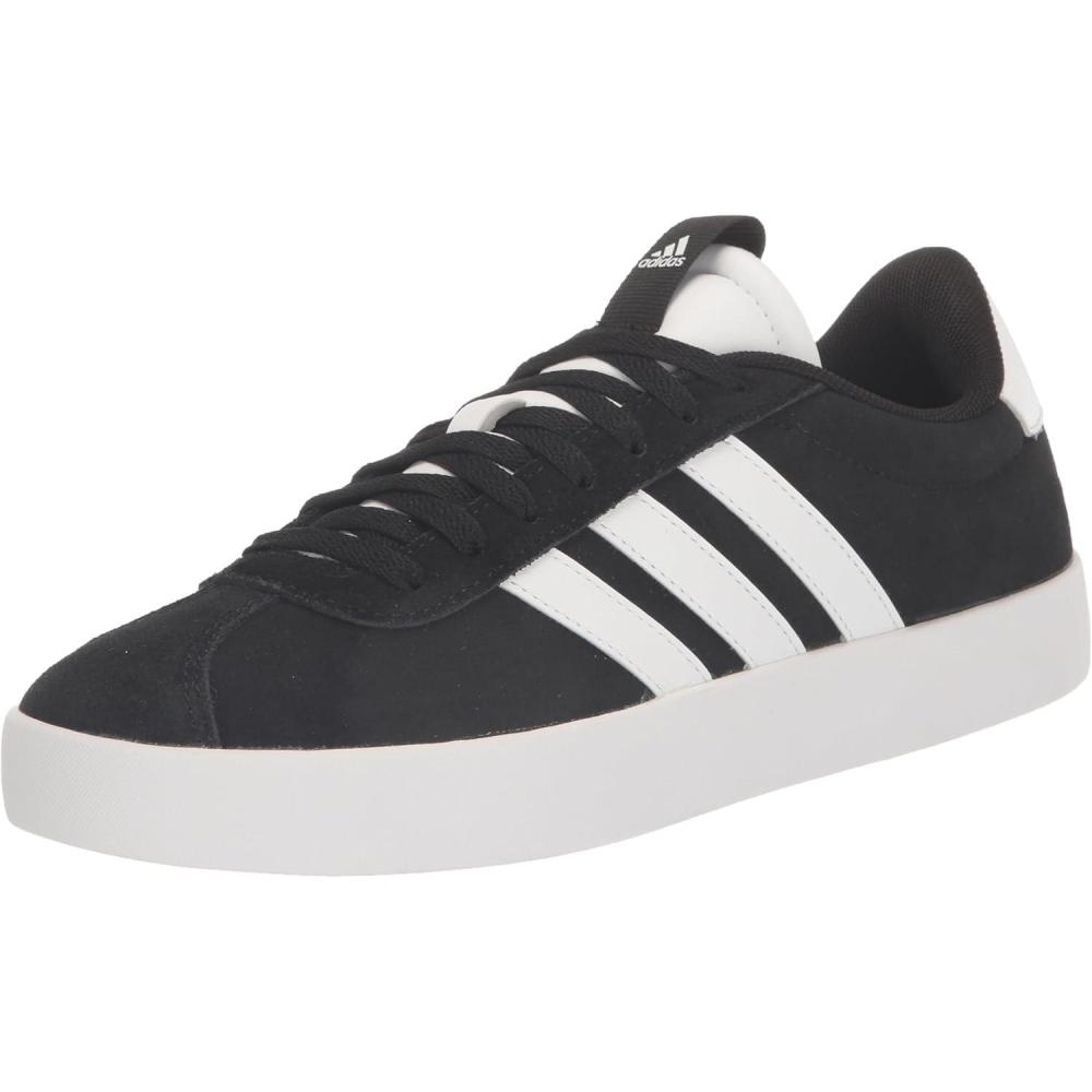 image:imageadidas Mens VL Court 30 SneakersBlackWhiteBlack