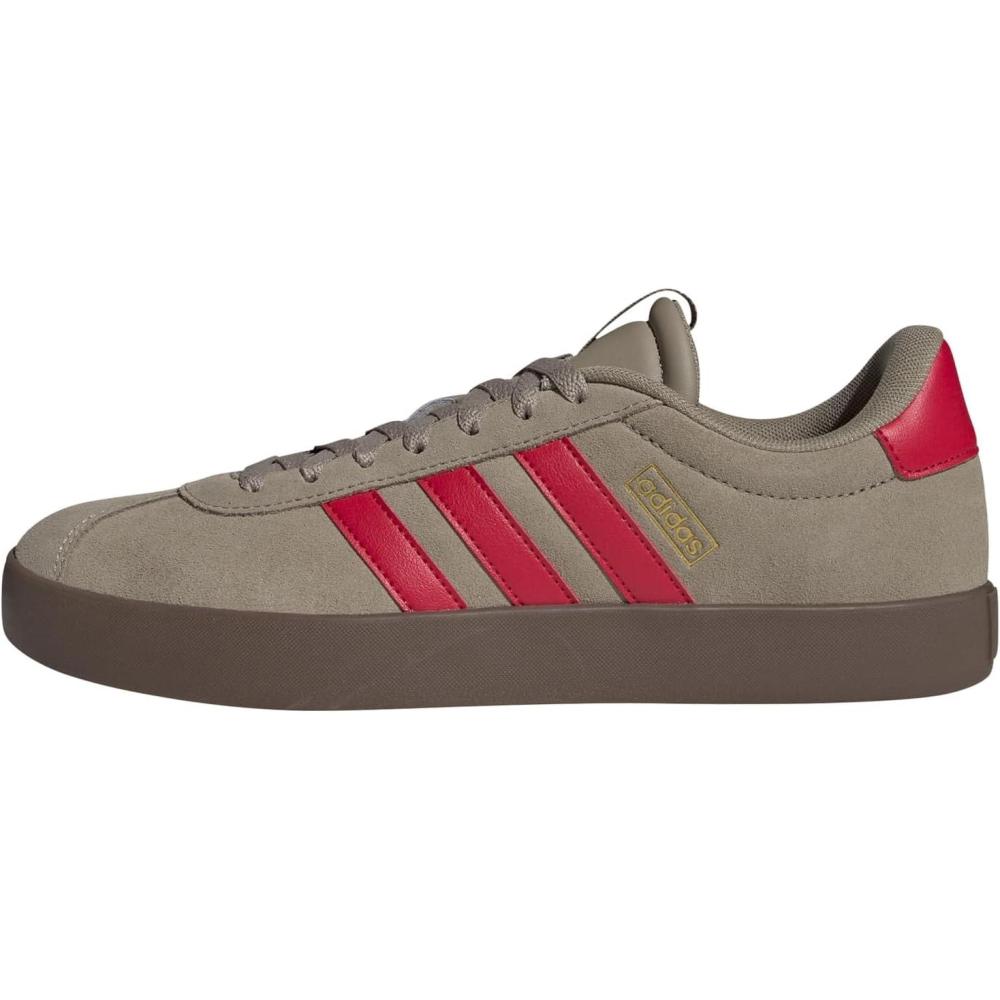 image:imageadidas Mens VL Court 30 SneakersBlanch CargoPure RubyGold Metallic