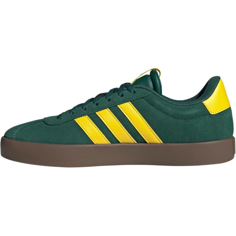image:imageadidas Mens VL Court 30 SneakersCollegiate GreenYellowGold Metallic