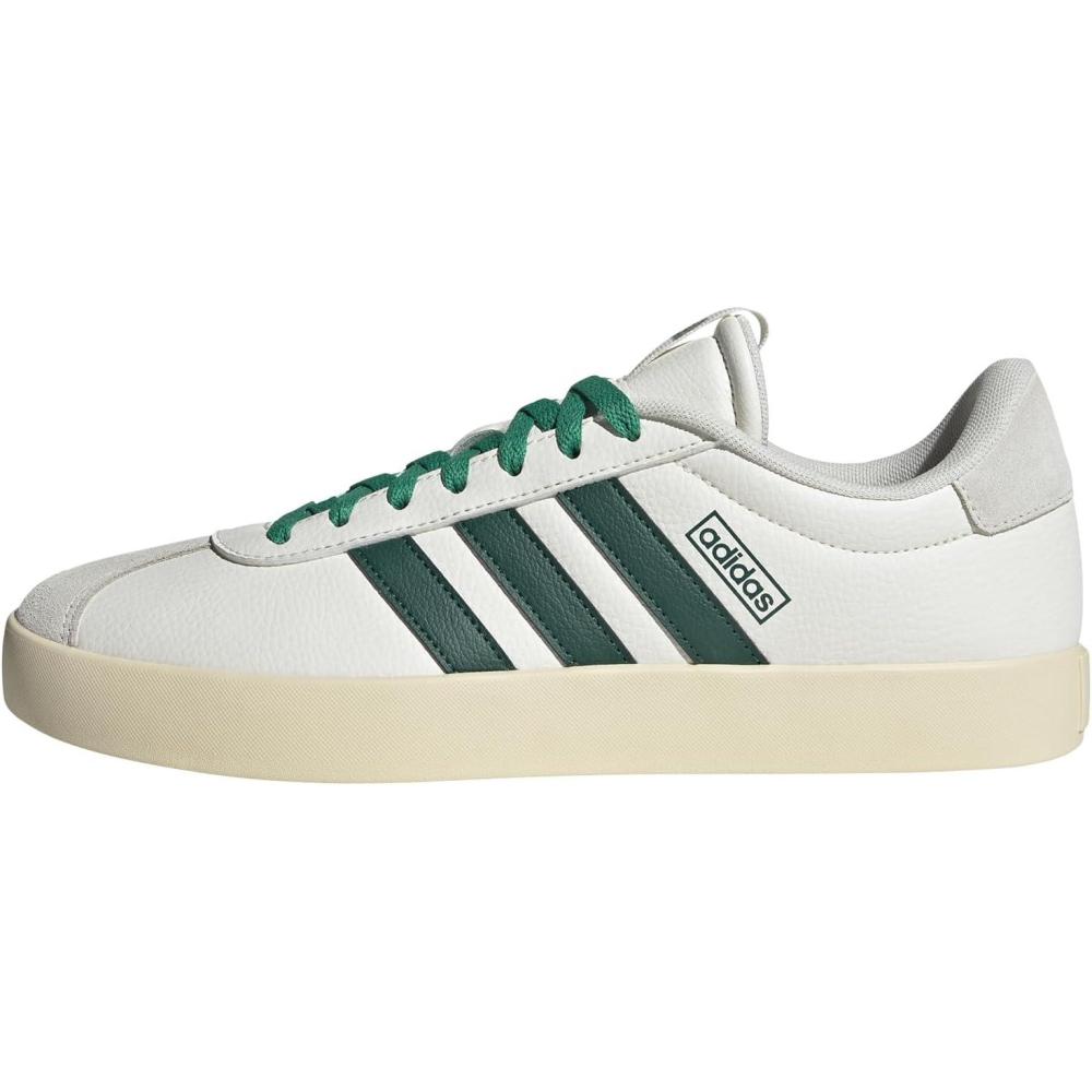 image:imageadidas Mens VL Court 30 SneakersCore White Collegiate Green Court Green