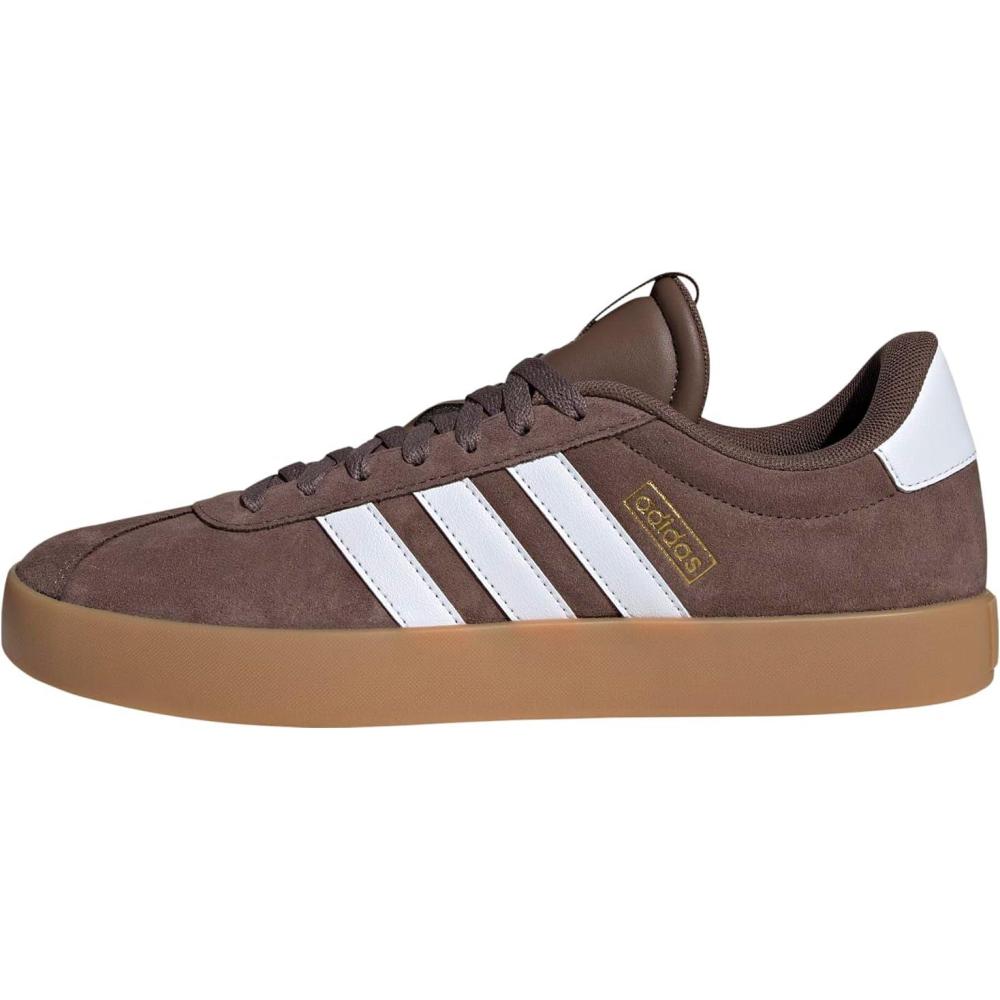 image:imageadidas Mens VL Court 30 SneakersEarth Strata Cloud White Gold Metallic