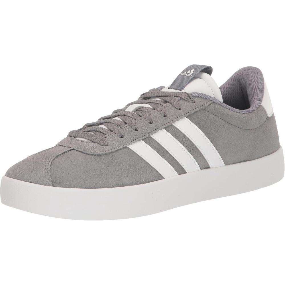 image:imageadidas Mens VL Court 30 SneakersGreyWhiteWhite