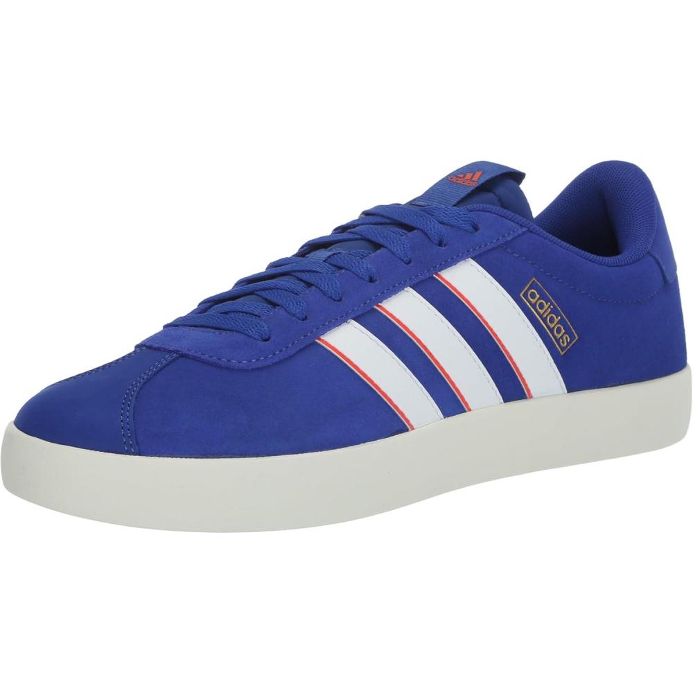 image:imageadidas Mens VL Court 30 SneakersSemi Lucid BlueWhiteBright Red