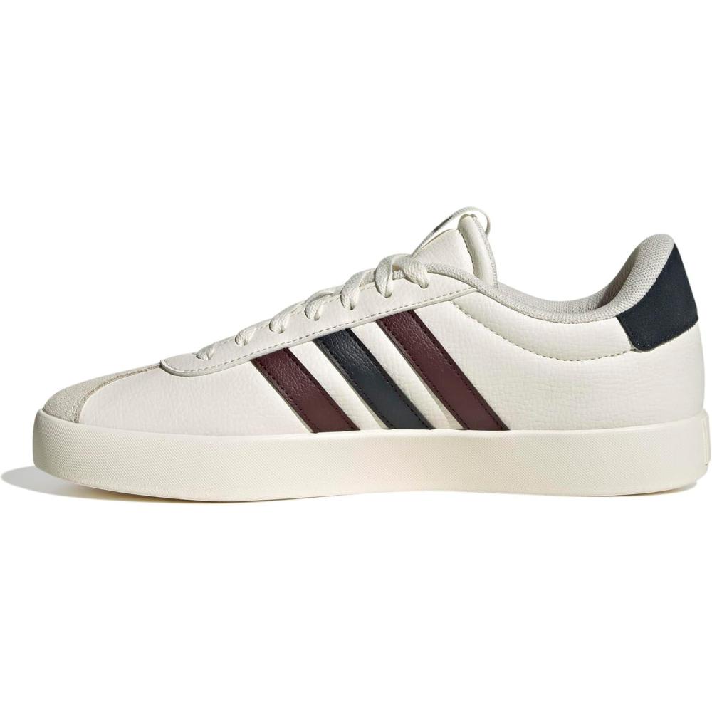 image:imageadidas Mens VL Court 30 SneakersWhiteAurora RubyAurora Ink
