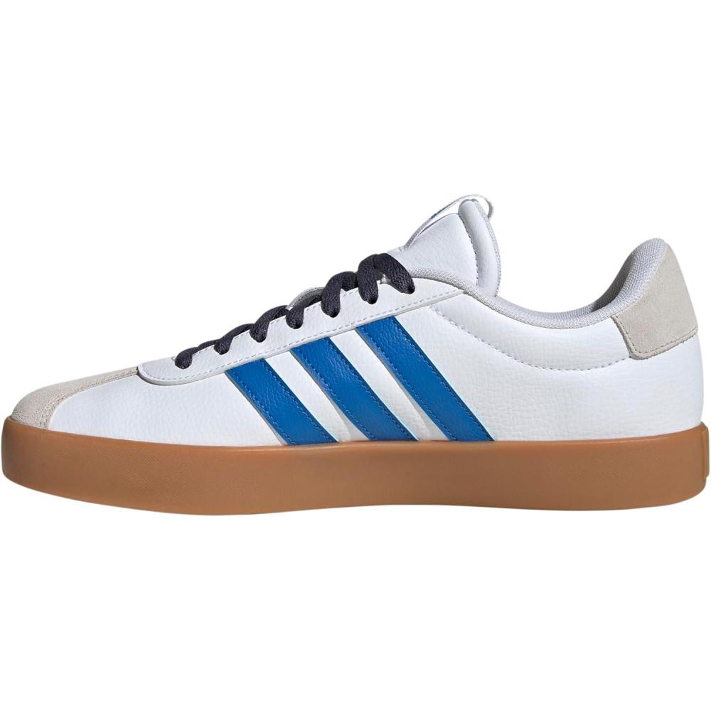 image:imageadidas Mens VL Court 30 SneakersWhiteBright RoyalShadow Navy