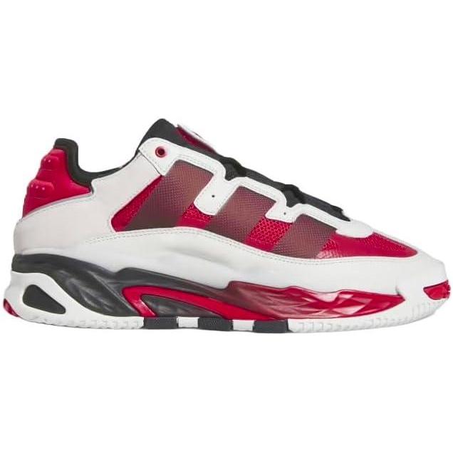 image:imageadidas Originals Mens NITEBALL Shoes Crystal WhiteCore BlackBetter Scarlet US 4 M