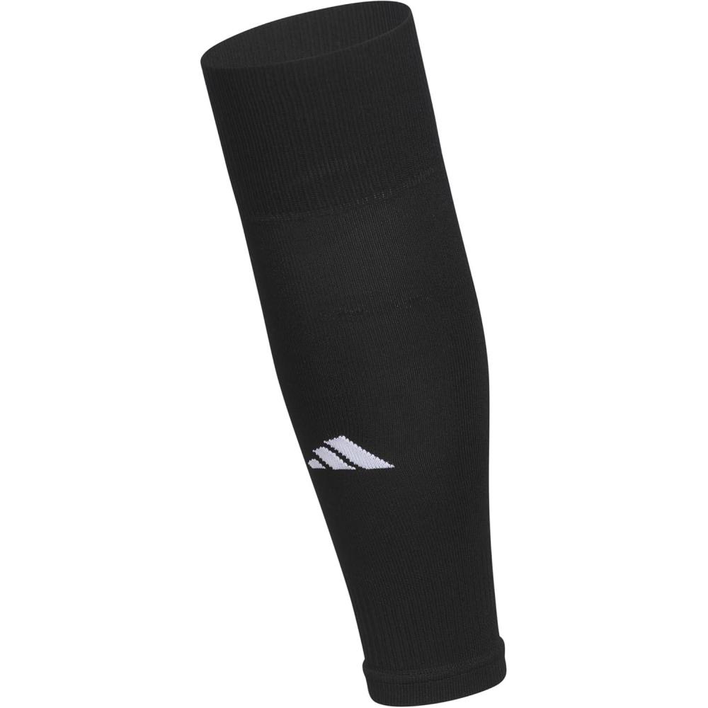image:imageadidas Unisex Metro Soccer Socks or Calf Sleeves 1 Pair OvertheCalfBlackWhiteCalf Sleeve