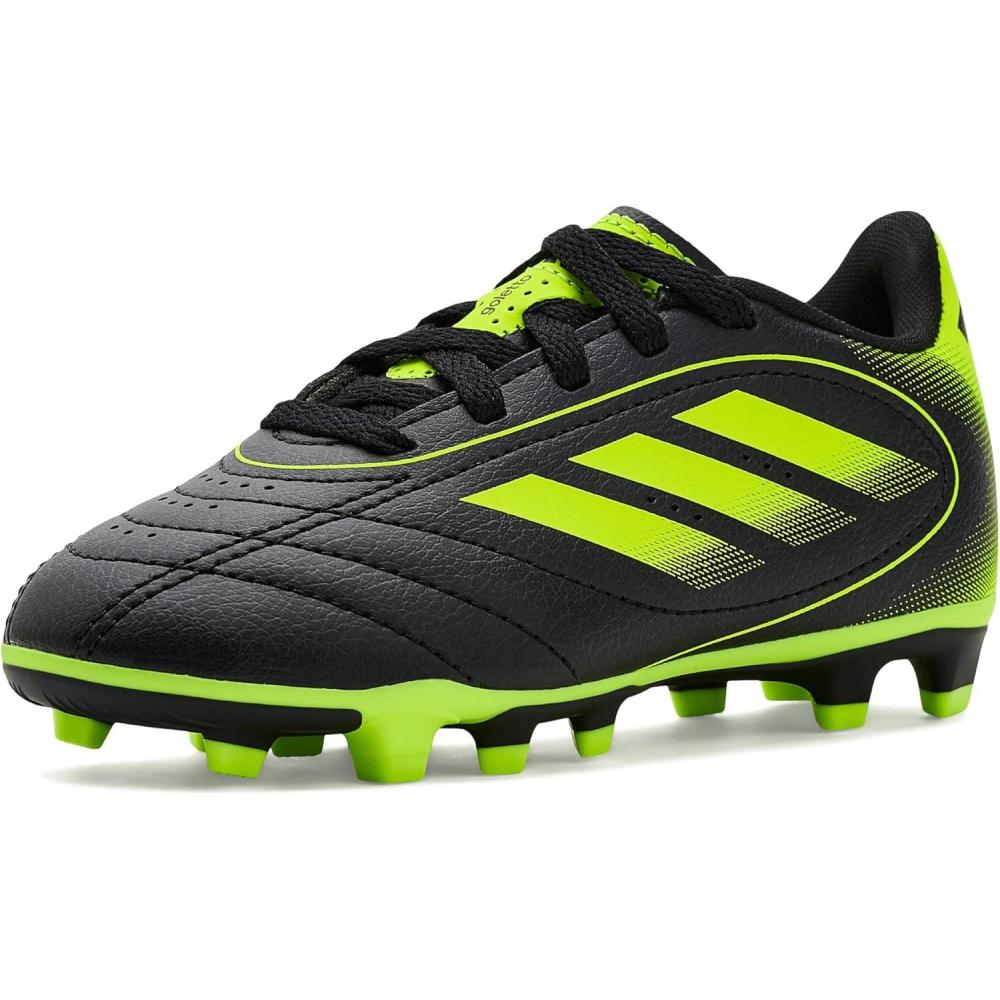image:imageadidas UnisexChild Goletto Ix FirmMulti Ground Soccer Cleats ToddlerLittle KidBig KidLucid LemonBlackLucid Lemon