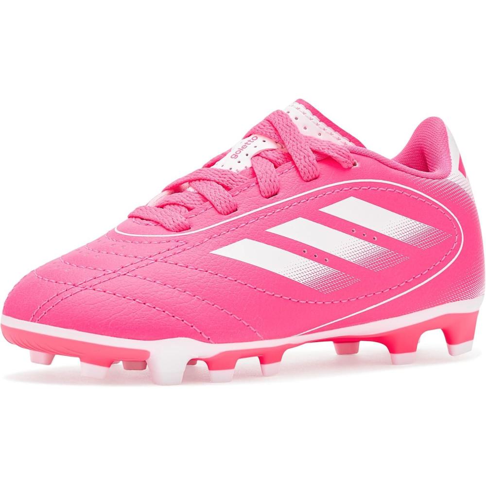 image:imageadidas UnisexChild Goletto Ix FirmMulti Ground Soccer Cleats ToddlerLittle KidBig KidLucid PinkWhiteLucid Pink